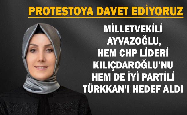Protestoya davet ediyoruz