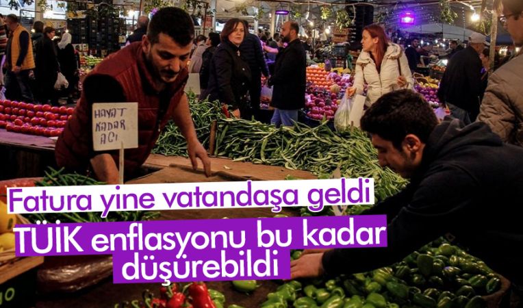 TÜİK enflasyon bu kadar düşürebildi