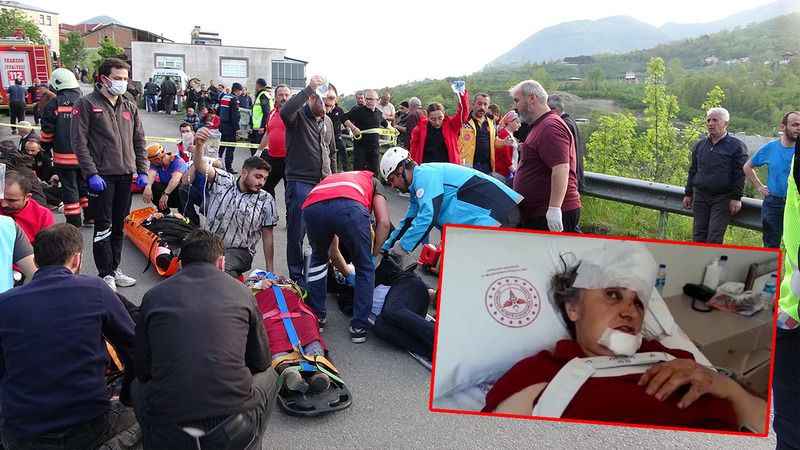 Trabzon'da yaşanan korkunç kazanın, vatandaşlar şokunu yaşıyor! 