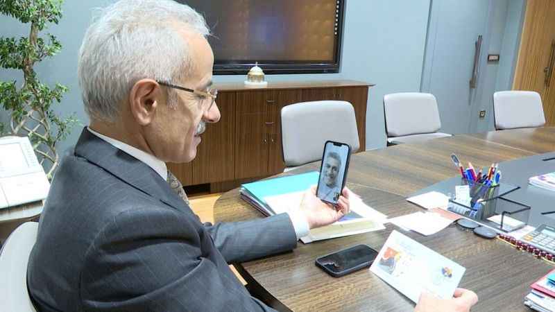 21 yıl önce yazılan mektuba Bakan Uraloğlu'ndan görüntülü cevap!