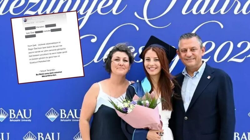 Özgür Özel ve kızına tehditte bulunan şahıs Trabzon’da yakalandı!