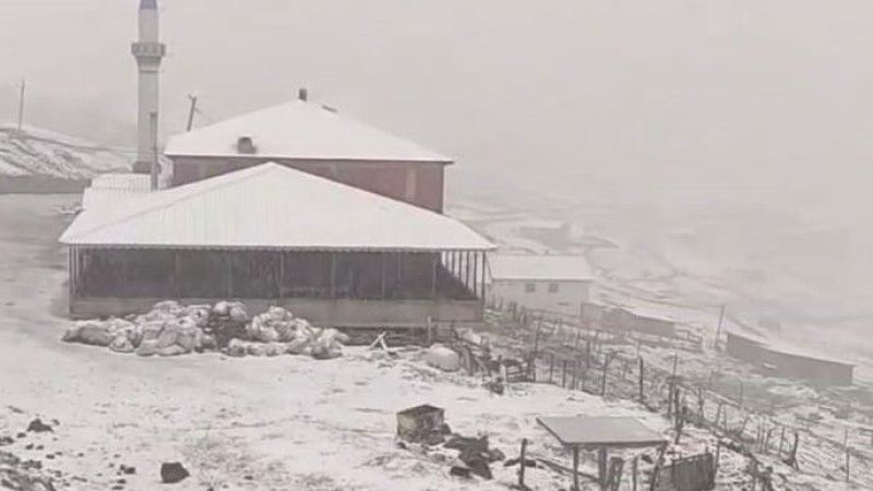 Doğu karadeniz yaylalarında mayıs ayında kar sürprizi