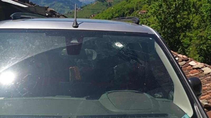 Saniyelerle kurtuldu: Trabzon’da maganda kurşunu dehşeti