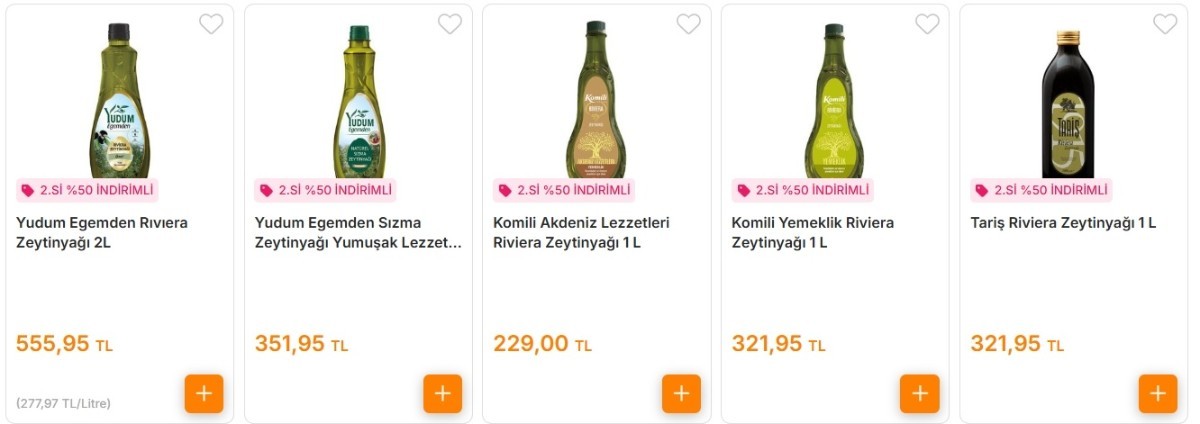 Migros'ta Zeytinyağı Kampanyası