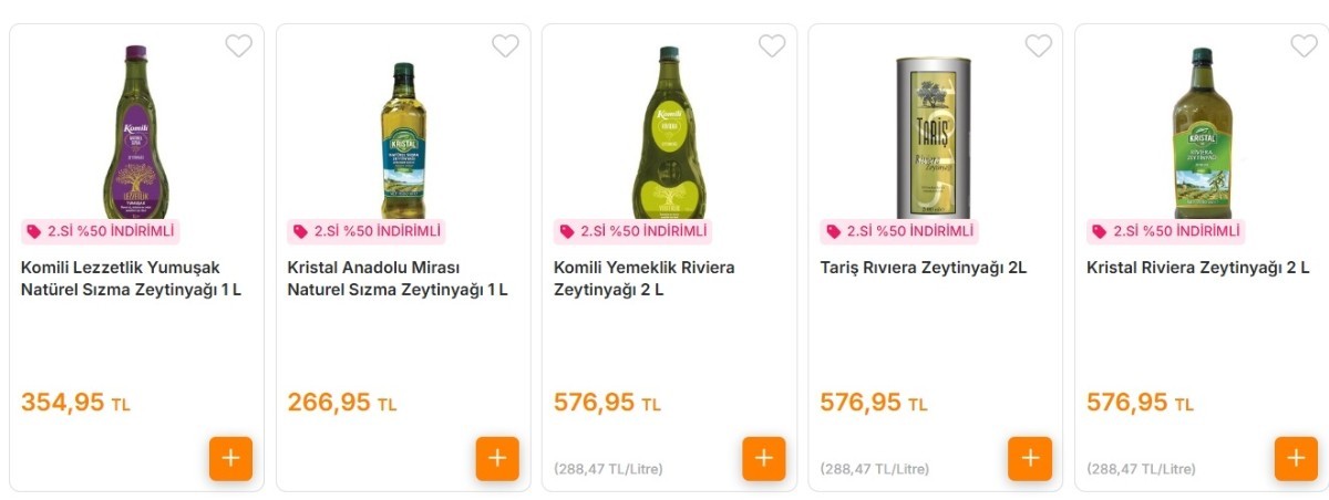 Migros'ta Zeytinyağı Kampanyası