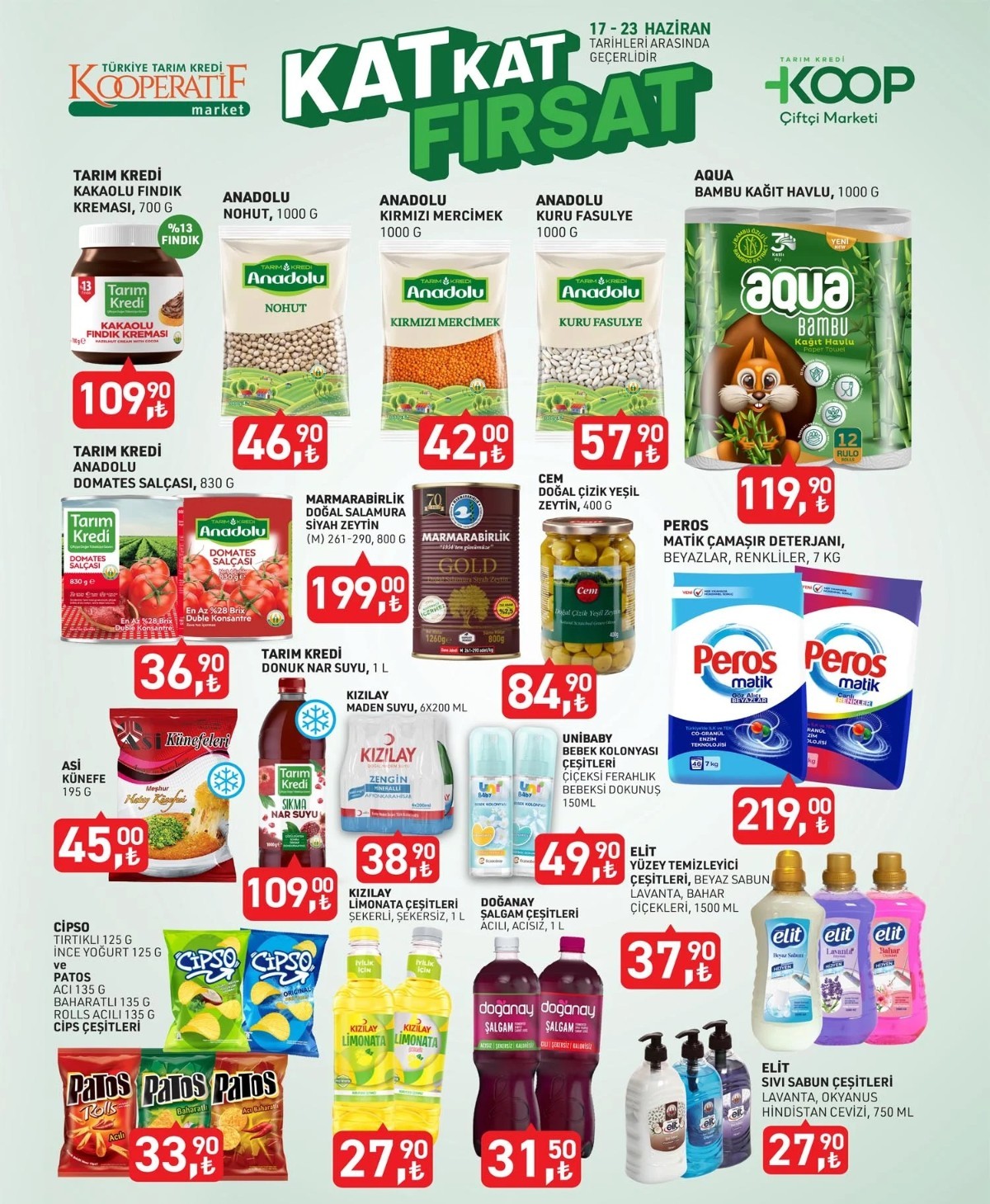 Tarım Kredide 2 litre zeytinyağı 435.90 TL